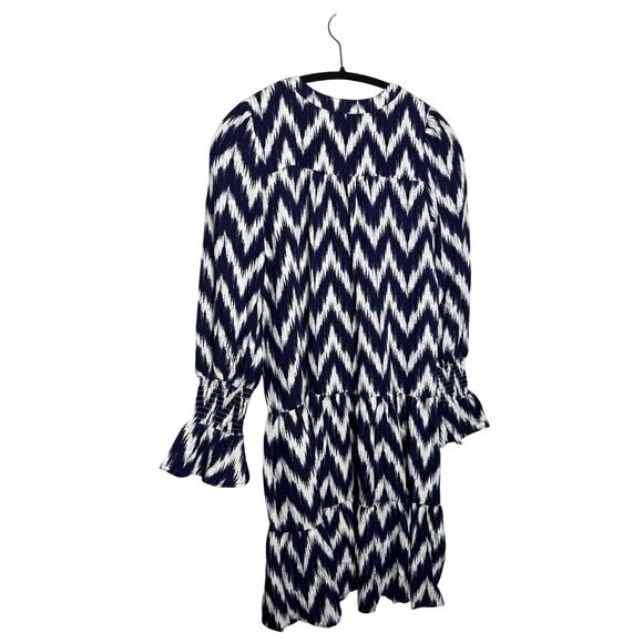 Tuckernuck Pomander Place Navy Ikat Kenzo Dress Sz. S - Picture 4 of 5